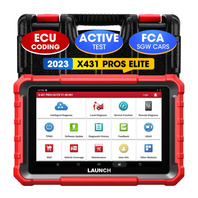 

LAUNCH X431 PROS Elite Latest X431 Car Diagnostic Scanner for 2024 Full System Bidirectional Scan Tool Support 32+ Services C