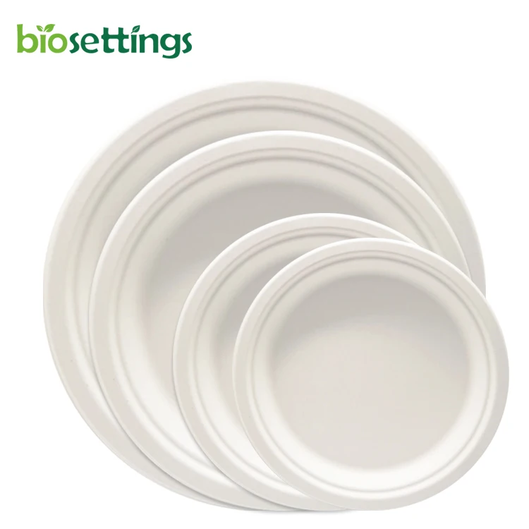 

PFAS FREE BPI/OK compost biodegradable bagasse pulp baby plates bamboo fiber set bamboo plates for kids