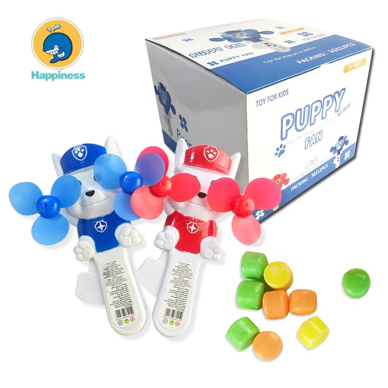 

2020 new arrival animal dog puppy fan toy candy, Multi-colored