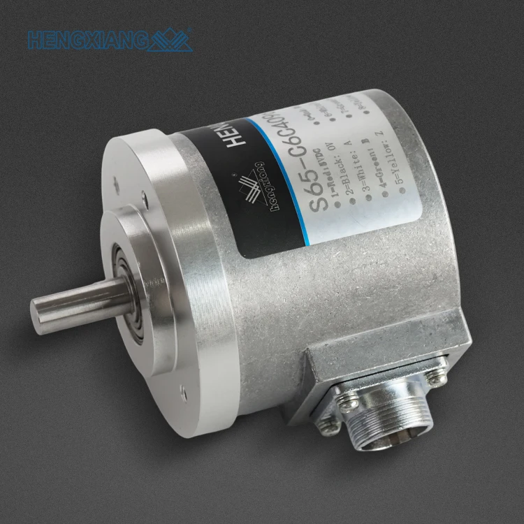 

HENGXIANG-S65 8/10mm D Type Rotary Shaft Encoders 1024 Incremental Encoder 9mm Shaft up to 23040P/R