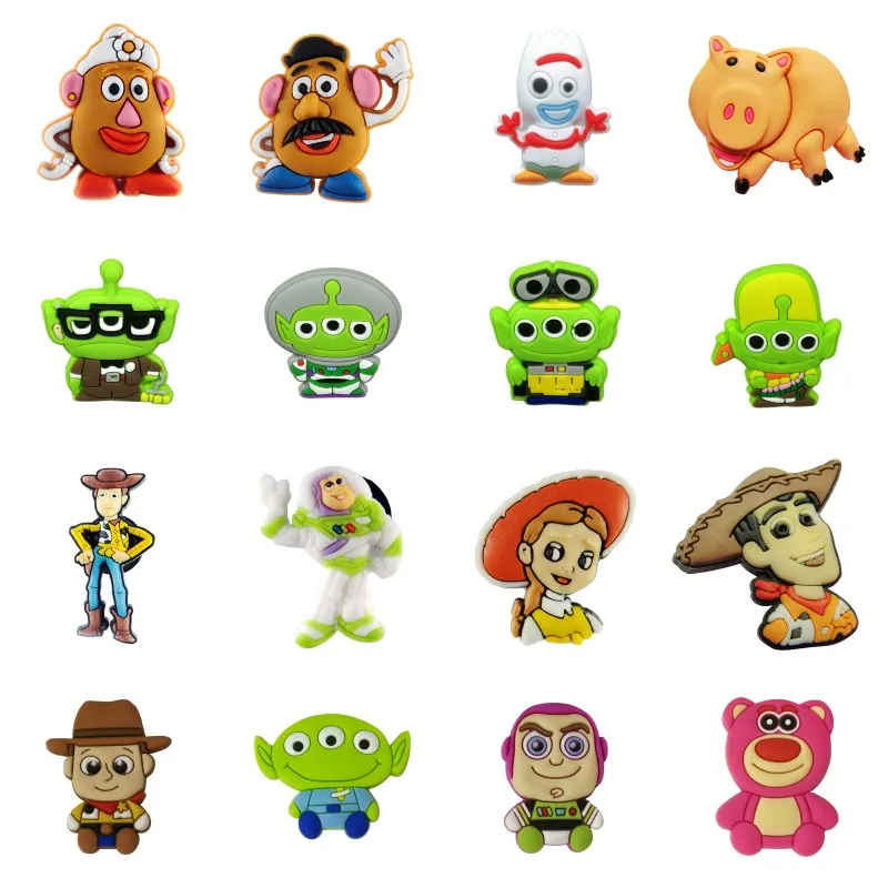 

10 Pcs+ Wholesale Customize PVC Shoe Charm Hot Sell Toys Cartoon Figure Anime Cro C Charms Shoe Decorations, Change according to the style you choose