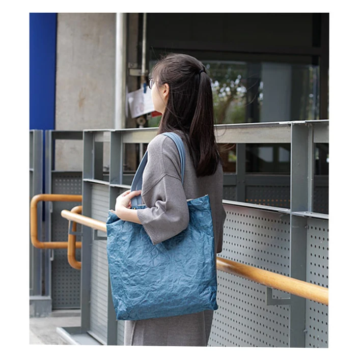 

2021 New Summer Unique Tyvek Cheap Paper Shopping Tote Handbag Wholesale Online for Ladies Women