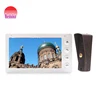 White Video Intercom System Kit 7 Inch Door Monitor Video Door Phone Intercom 420TVL