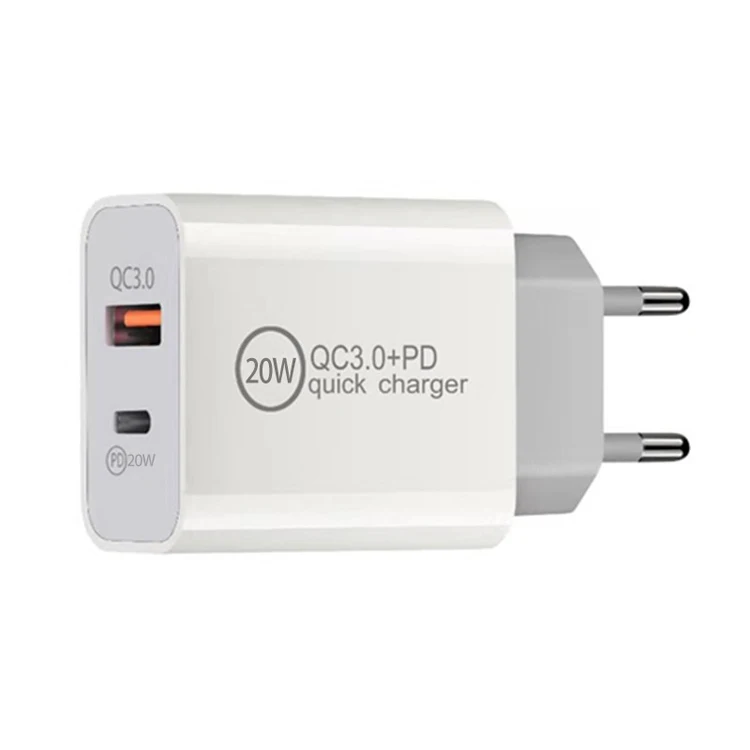 

RoHS CE PD3.0 Certified Passed Wholesale Cargador Usb Wall PD Type C Charger For iphone Adapter