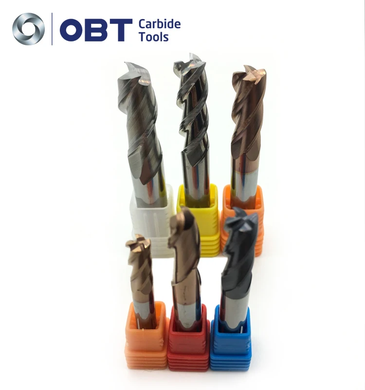 

Factory price Germany Machine CNC Milling Cutter 2/4 /6/8 flutes hrc55 hrc63 hrc43 cutting Steel Carbide end mills