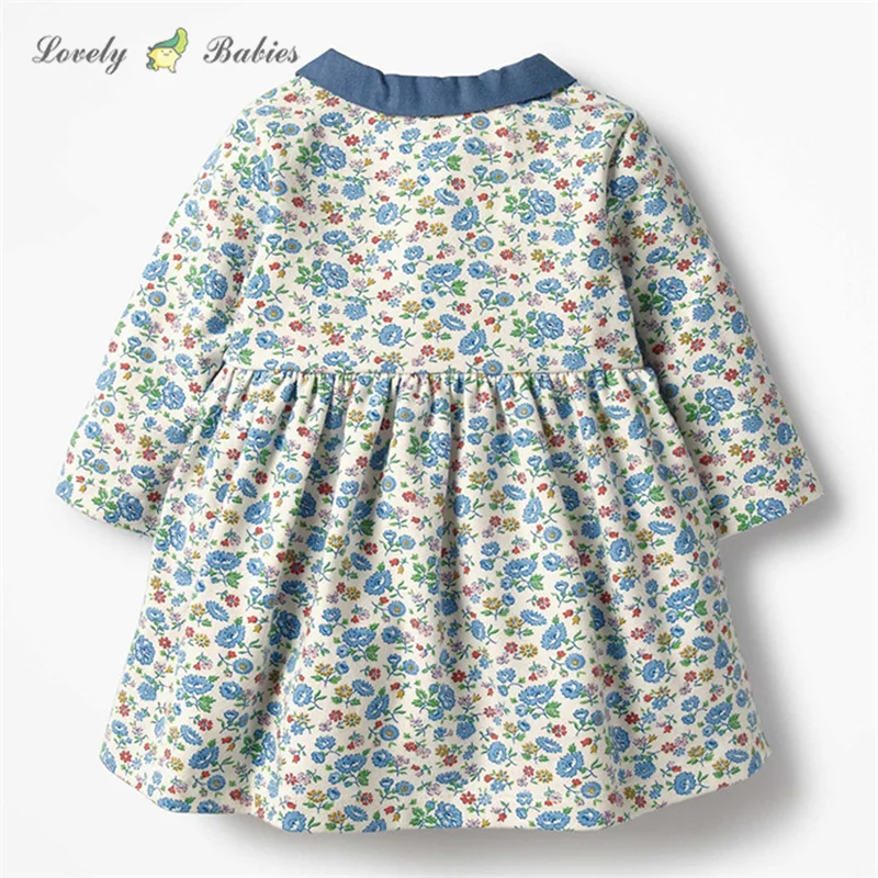 

RTS Latest thanksgiving children Apparel Supplier Custom cotton flower printed sleeveless baby girl dress, Available customized