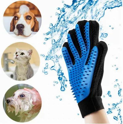 

Home soft dog brush glove grooming brush cat bath cleaning supplies pets glove pet grooming glove