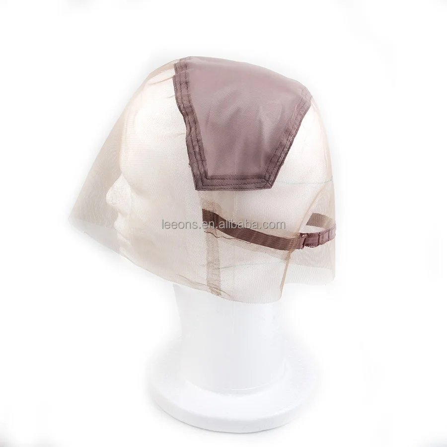 

Leeons Transparent Brown Glueless Weaving Cap 360 Lace Wig Cap With Adjustable Elastic Straps