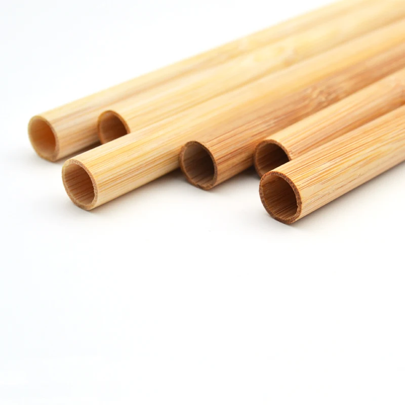 天然竹草亚马逊供应商无塑料也不偷竹木吸管