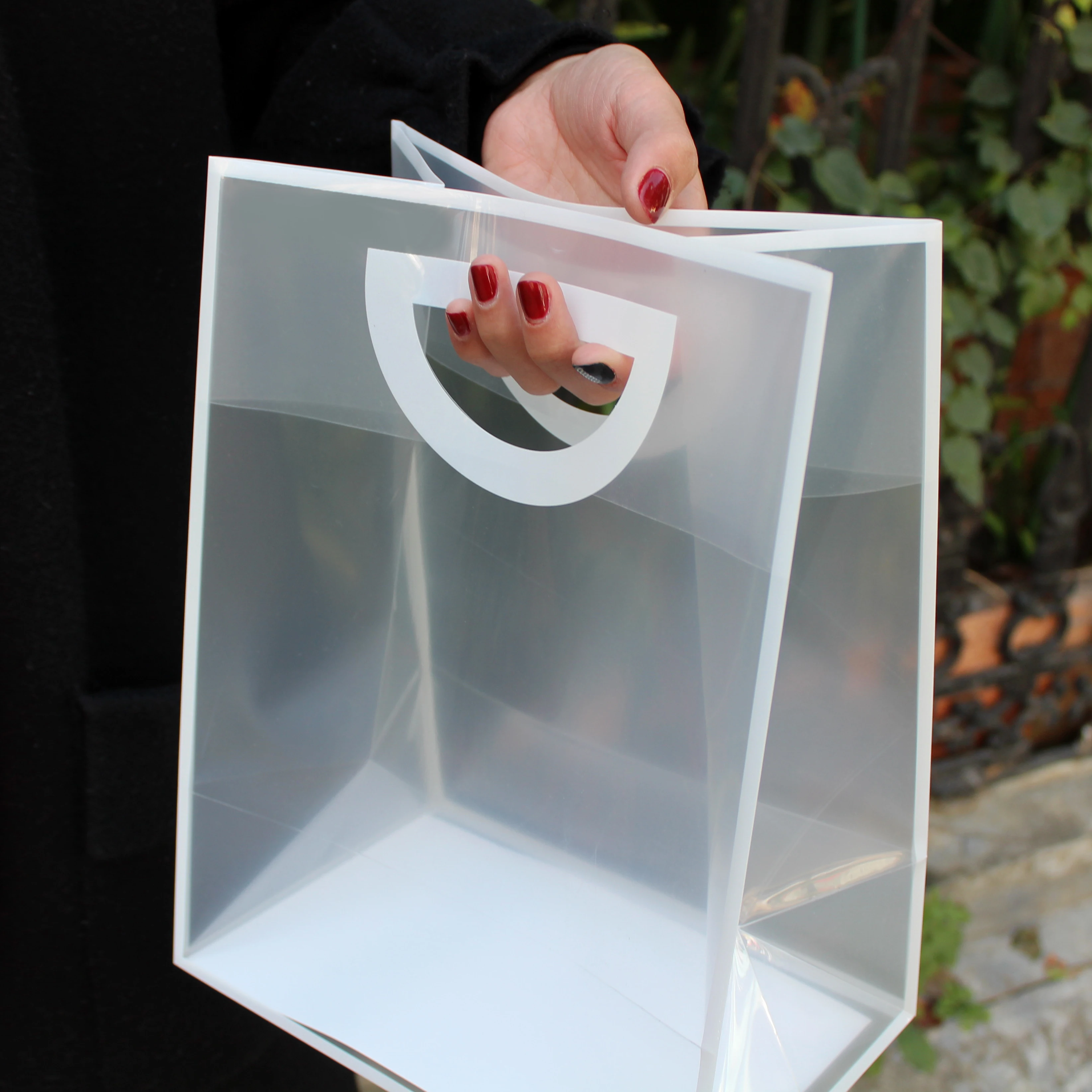 

Custom transparent bag clear pvc frosted pvc cosmetic bag, Customized color