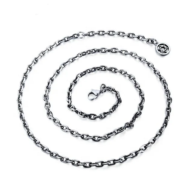 

Length 60CM 65CM 70CM Weight 20G 21G 22G 316L Stainless Steel Classical Chain, White