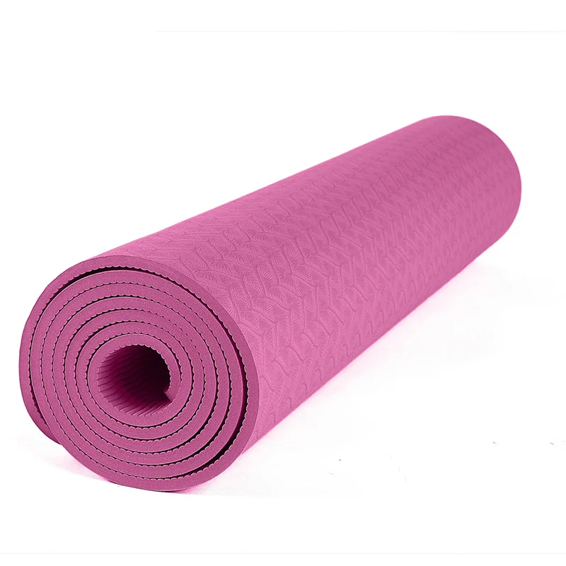 

15mm Tpe Gym Non Slip Support Drop Shipping Cheap Eco Friendly Yoga Mat, Blue/purple/black/green/pink