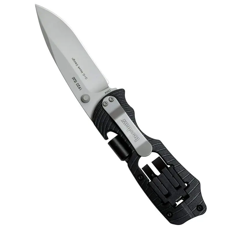 

Folding blade pocket knife outdoor camping hiking survival multipurpose utility knife