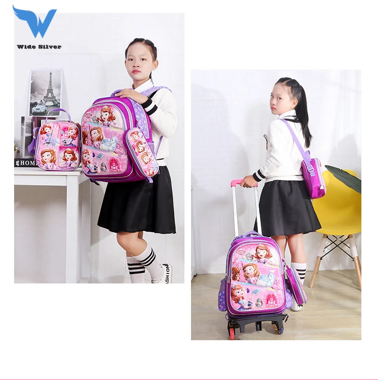 

2022 fashion mochilas infant Multi-pocket Bottle Side Pockets school bags 3d hard shell kids school bag set for boys teenagers, Pink