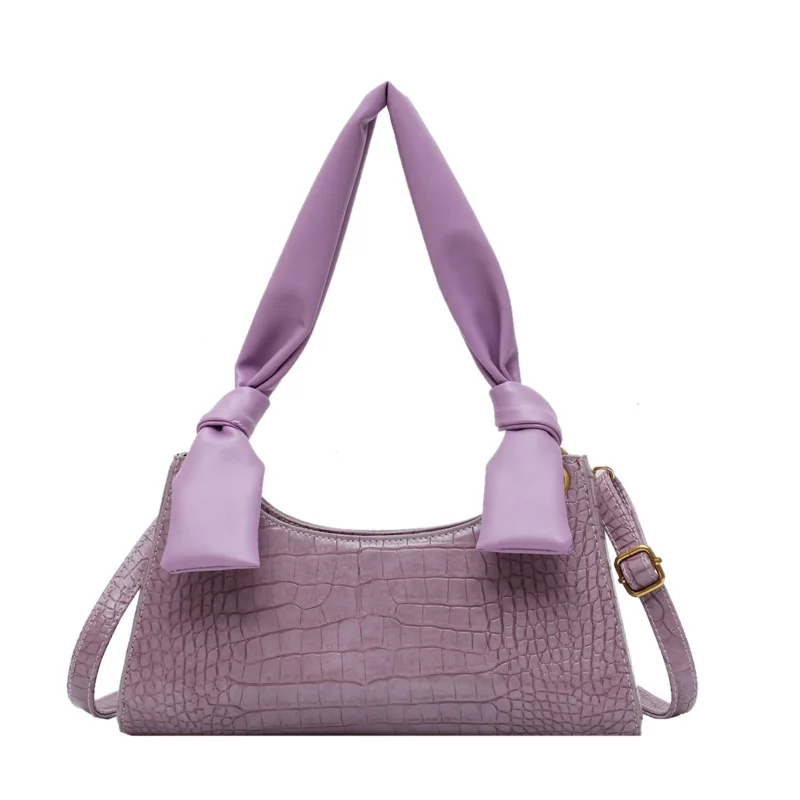 

Women's bag 2021 new hot sale style all-match shoulder crossbody bag armpit handbag, White,black,green,purple
