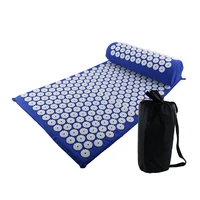 

Wholesale Manufacturers Eco Friendly Natural Organic Health Plastic Spikes Yoga Foot Acupressure Massage Mat And Pillow Set