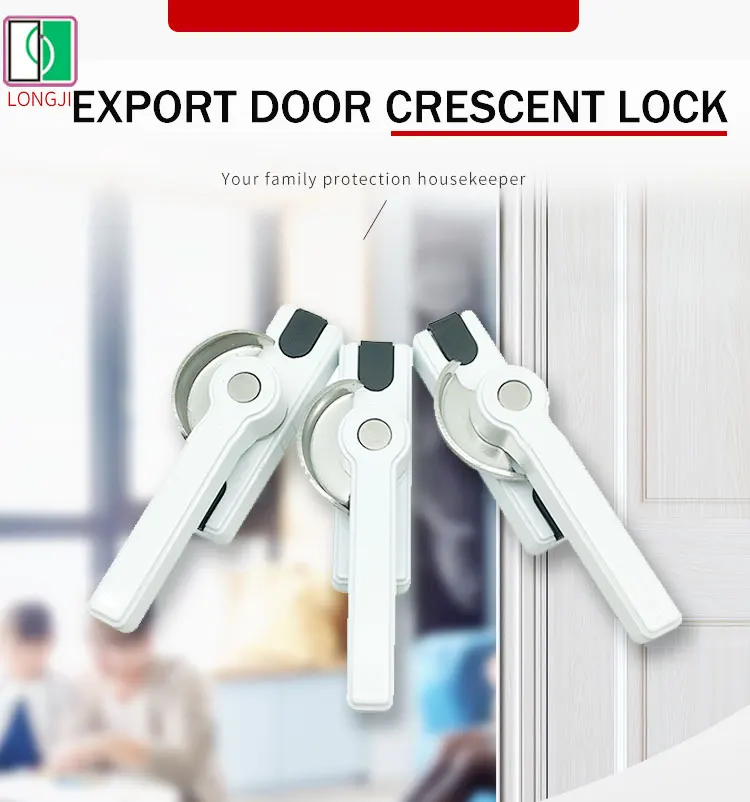 Best Price Aluminium sliding moon shaped window crescent lock for South America