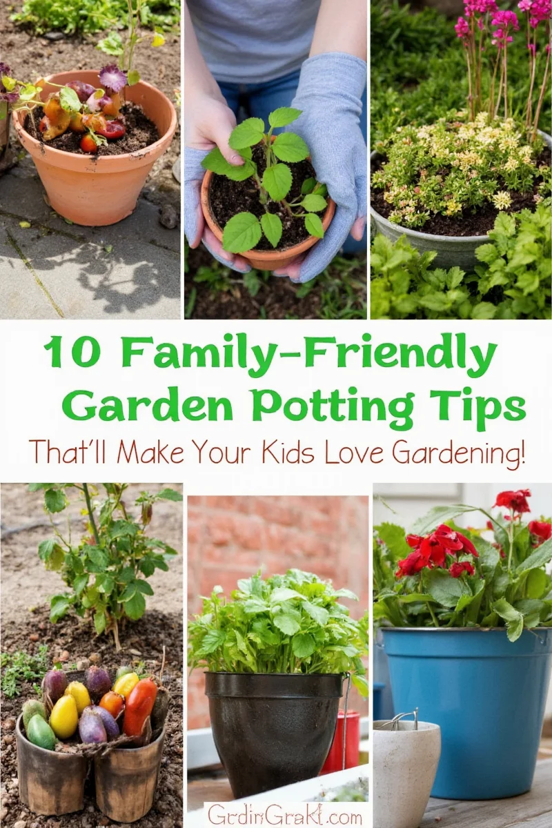 Teaching kids how to water plants correctly
