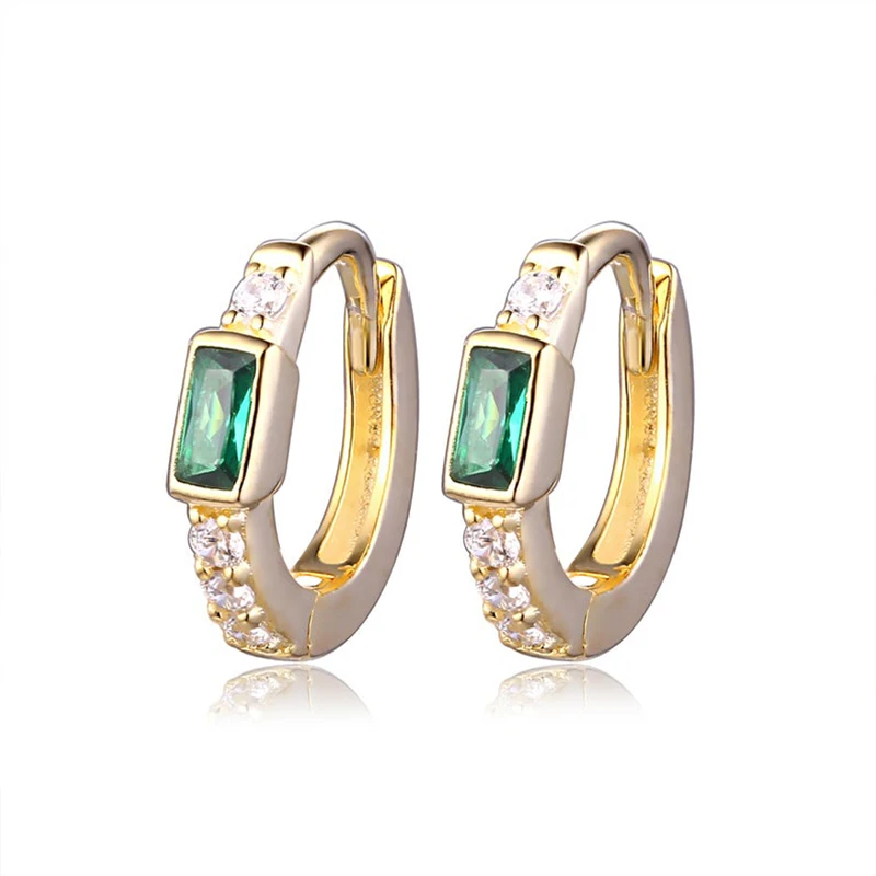 

Simple and stylish S925 sterling silver INS diamond earrings