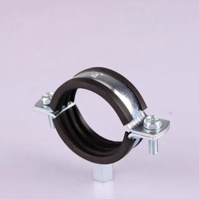 
Kingfix Rubber Pipe Clamp Ningbo Manufacture Clips Bolts and Nuts 
