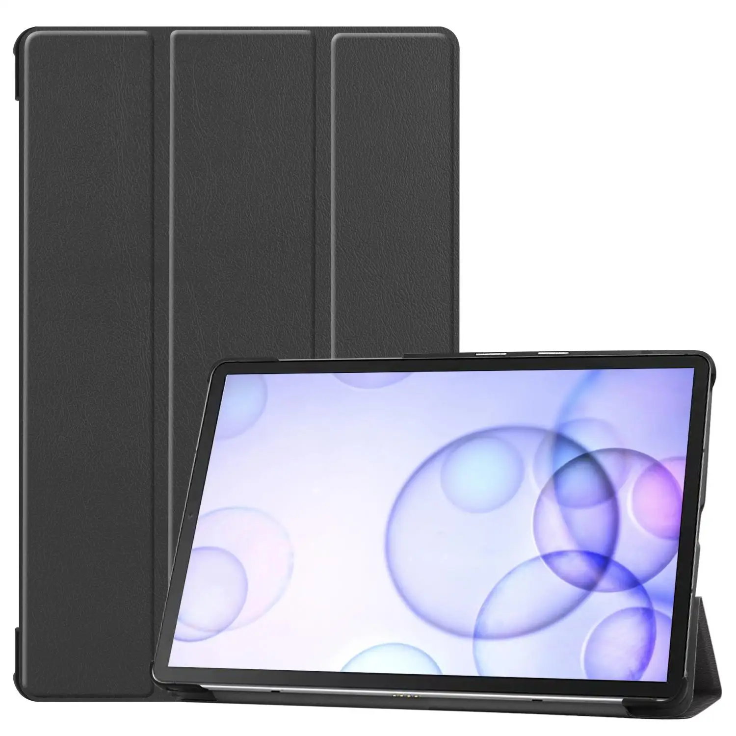 

SM-T860/T865 Trifold case 10.5 PU leather Protective Flip Tablet Cover For Samsung Galaxy Tab S6