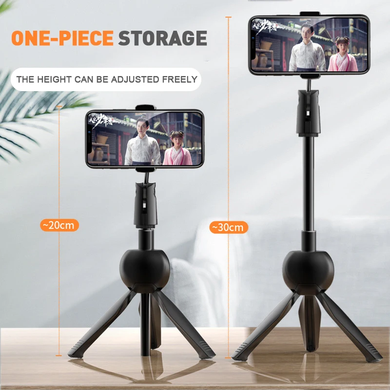 

Tripod Mobile Phone Stand Desktop Live Selfie Stick Blue tooth Remote Control Lazy Tablet Pc Doublespeak Artifact