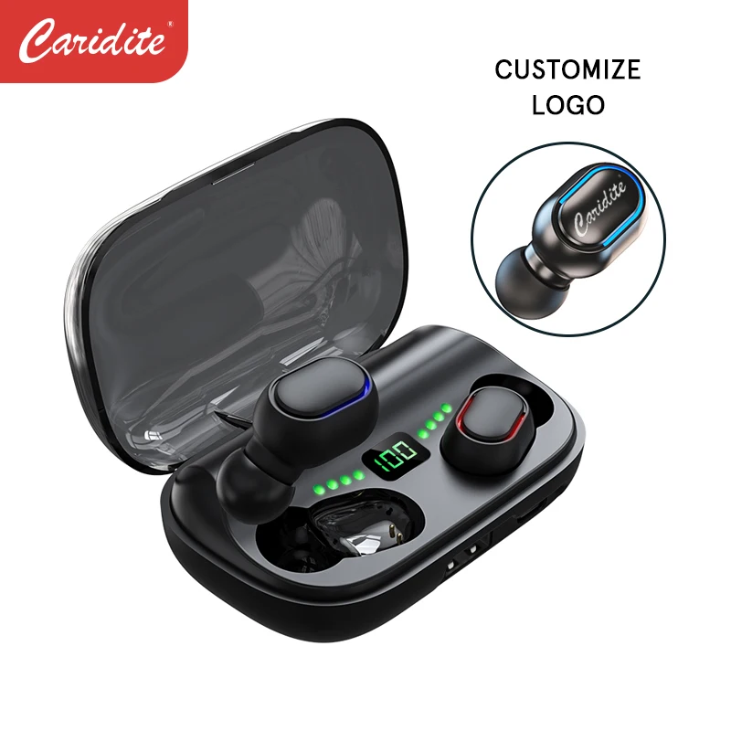 

Caridite Dropshipping 2021 Amazon Hot Sale Earphone Waterproof And Noise Reduction Tws Oem Js2 Earphone & Headphone