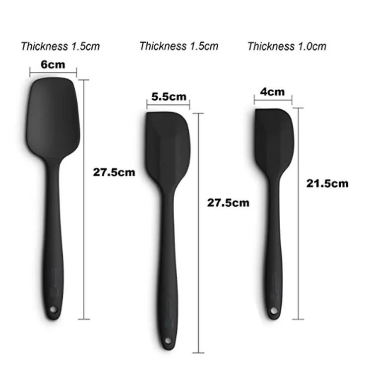 

High Heat Resistant Non-Stick Silicone Spatulas for Cooking, Baking & Mixing, Any pantone color