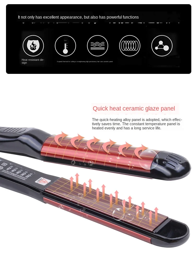professional hair iron straightener