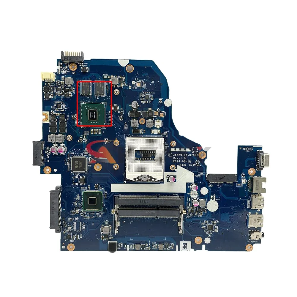 

E5-572G LA-B702P motherboard for ACER E5-572 E5-572G LA-B702P Laptop motherboard mainboard PGA947 HM87 GT840M GT920M GT940M 2G