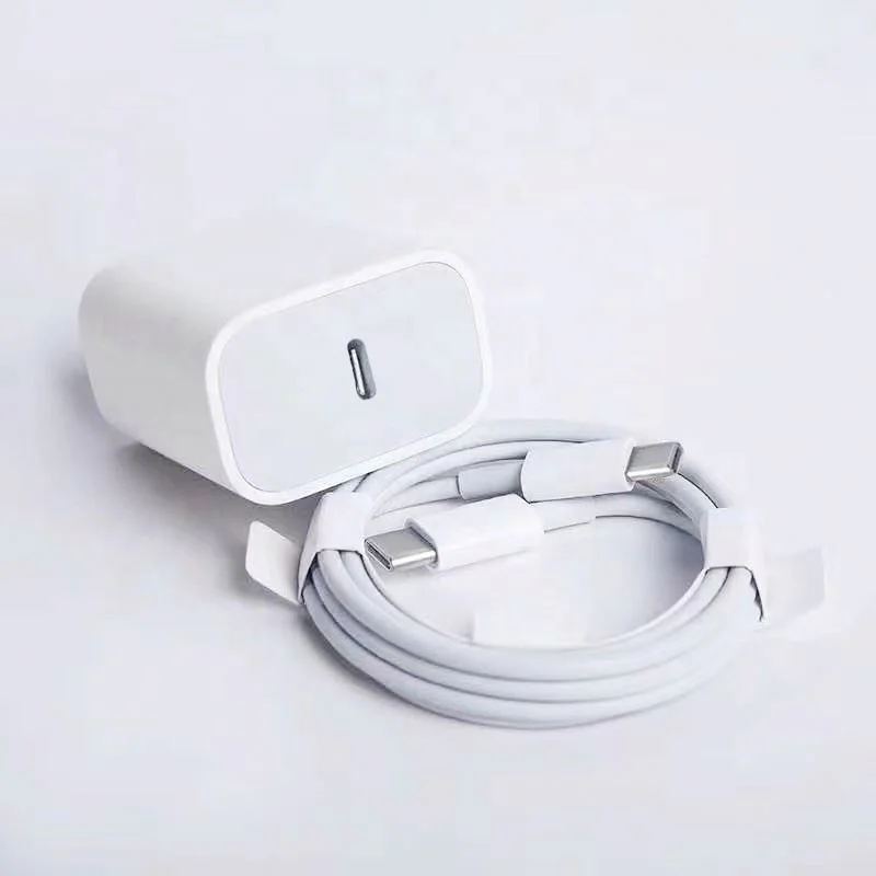 

For iPhone13 Original Adapter PD 20W Charger USB-C Fast Charger EU US Plug 18W Wall Charger cable For IPhone 13 12