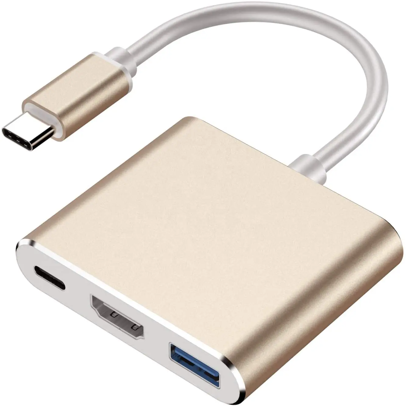 

Hot Selling New Arrival 3 in 1 Adapter USB 3.1 Type C to HD MI+USB 3.0+Type C Hub