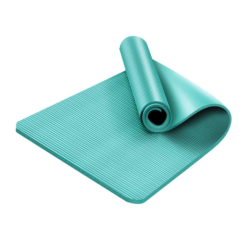 

10~20mm Extra Thick High Density Exercise balance NBR Yoga Mat with Carrying Strap