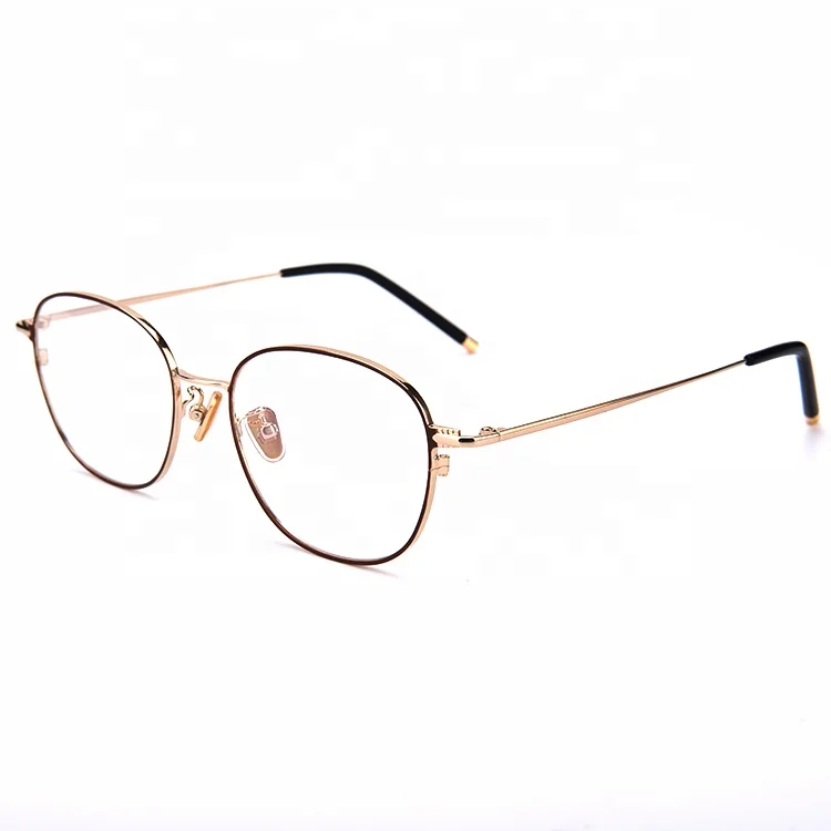 

Titanium metal optical frame with blue light blocking computer glasses