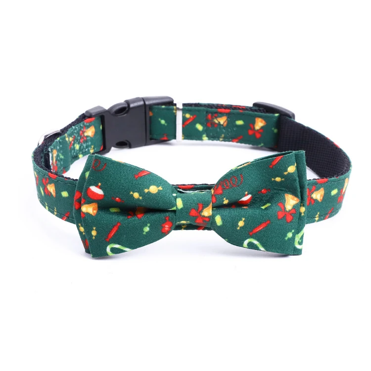 

Wholesale Factory Newest Adjustable Cat Bow Tie Christmas Cat Collar