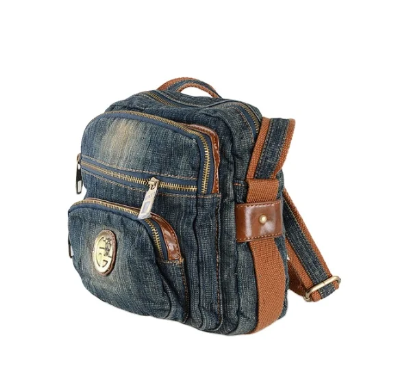 

Korean popular denim Fashion versatile Single Shoulder Messenger women's denim bag wholesale