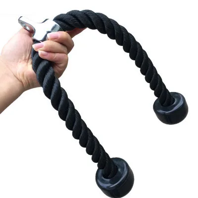 

Gym Fitness Accessories Heavy Capacity Tricep Black Rope