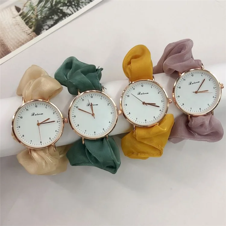 

luxury reloj de mujer Creative Fashion Ribbon Digital Watch Elegant Personality Student Watch for Girl Bracelet women Watches