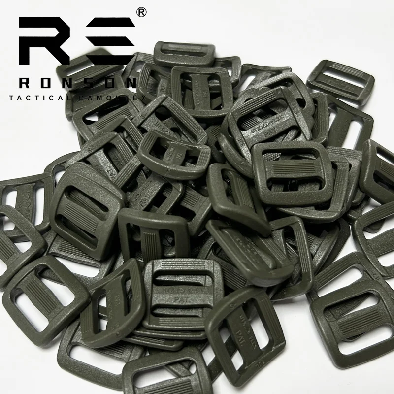 

Ronson wholesales Manufacture Bag Accessories UTX Square Adjustable Buckle tactical plastic buckle