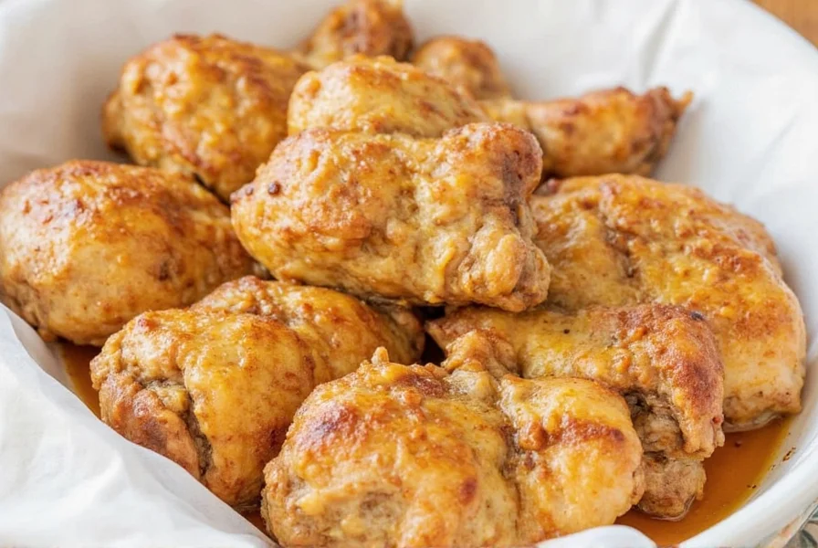 Buttermilk marinated chicken on a plate