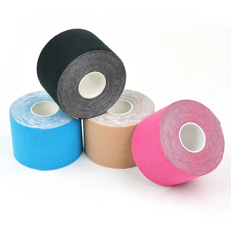 

Profesional Athletic Recovery 5m 5cm Waterproof KT Kinesiology Sport Tape With Print Logo