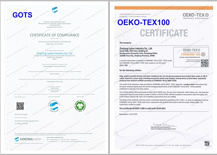 GOTS & OEKO-TEX100