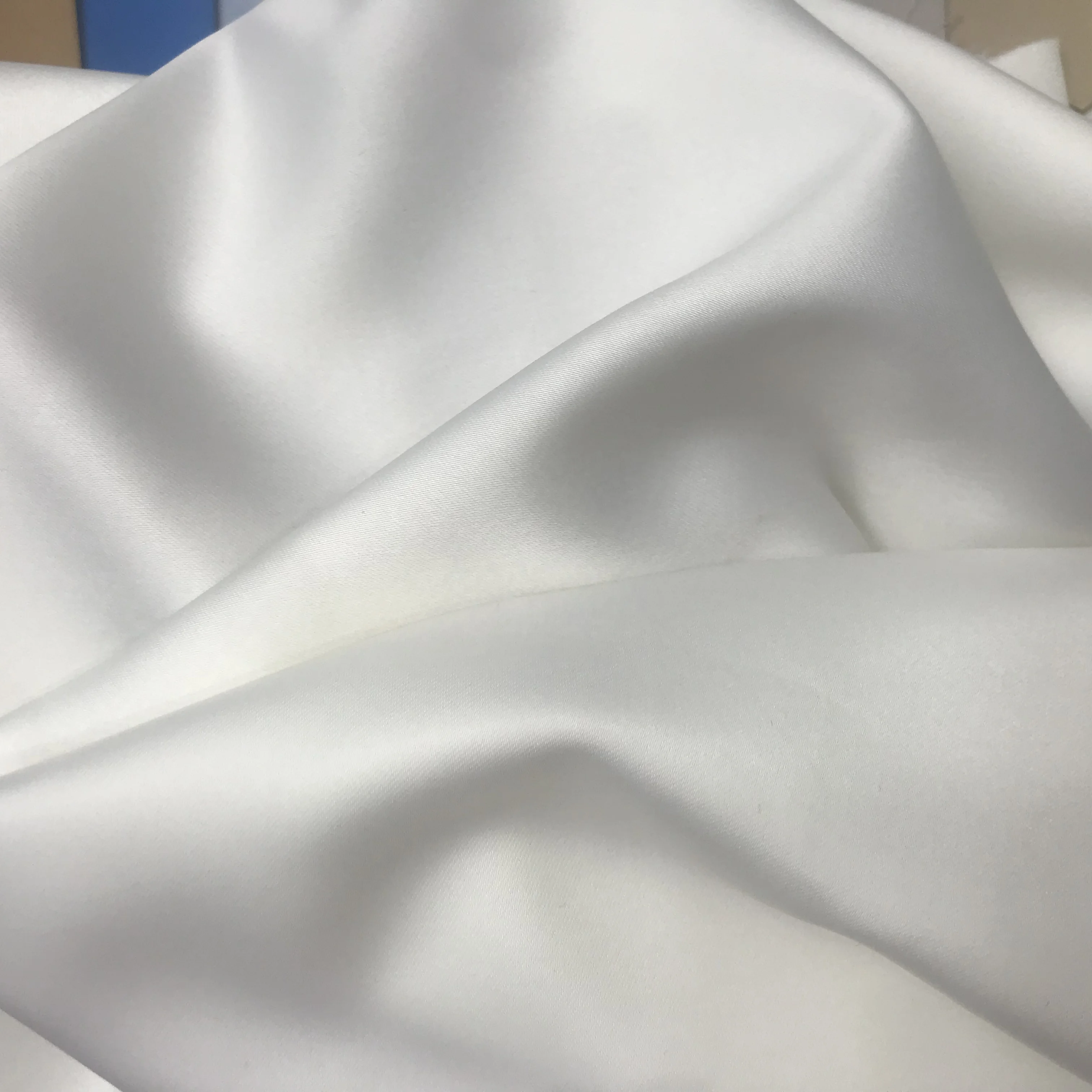 Stretch Eco-Friendly 220gsm Duchess Satin Fabric for Wedding Dresses Bridal Garment Girls Evening Wear Skirts Solids