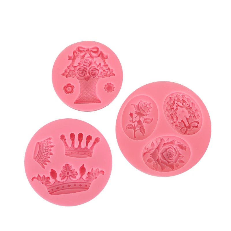 

High-end food grade silicone molds, cute tree-shaped silicone molds, Pink