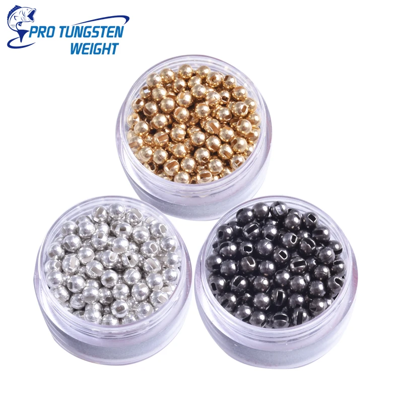 

Pro Tungsten Weight Plated Slotted Beads Fly Tying Tungsten Beads Bulk 100 For Fly Tying Materials, Gold,nickle,copper,silver,rainbow,fluo yellow,orange,pink etc