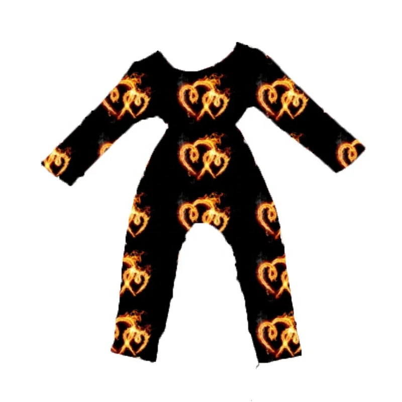 

Hot sell Valentine Kids Clothing Newborn Long Sleeve Love Printed Romper Baby boutique clothing kids, Picture shows