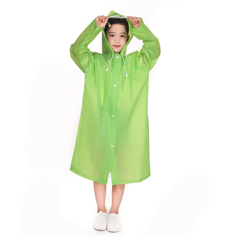 

Children Waterproof Raincoat EVA Printed Cute Rain Jacket Plain Rain Jacket Ponchos