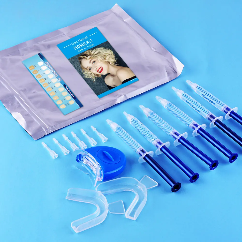 

Teeth Whitening Kit with Led Light 44%CP Whitening Gel Dental Bleaching System Arch Trays for Teeth Oral Care Home Use