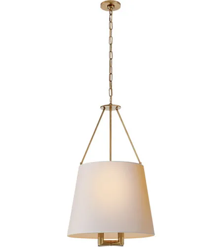 

Fabric Shade Pendant Lamp Chandelier Lighting Ceiling Fixture Pendant Light Home Decoration Dalston Hanging Shade Lighting PD001, Matt black & plating gold & plating chrome