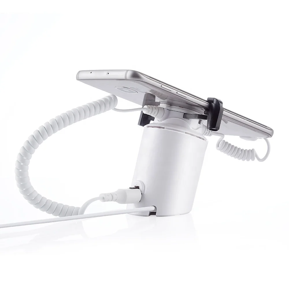 

Telecom Communication security display stand for mobile phone anti theft with rechargeable, Silvery, gold or customized